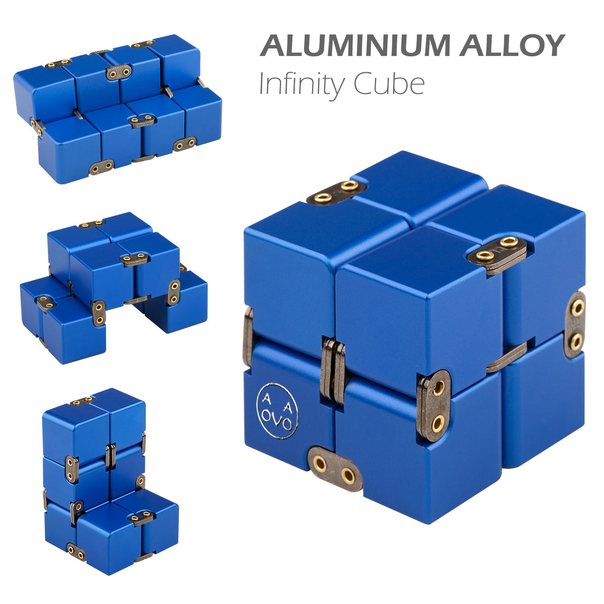 Infinity Cube, Fidget Cube for Adult & Kids (Blue) – AovoA