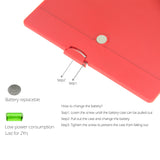 AOVOA Colorful LCD Writing Tablet - Electronic Portable Writing Board, Drawing Board for Kids (Red)