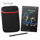 AOVOA Colorful LCD Writing Tablet - Electronic Portable Writing Board, Drawing Board for Kids (Red)
